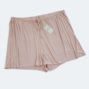 NEW Maria Gabrielle Women's Pink Sleep Shorts Size 3X Nightwear